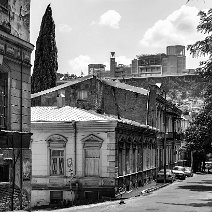 Old Tbilisi IV with Glass House by Shin Takamatsu.